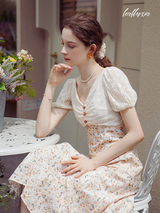 Spring Melody Puff Dress