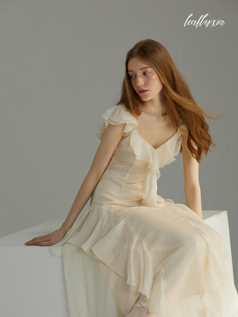 Creamy Elegance Dress
