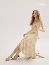 Aurora Blossom Whisper Dress