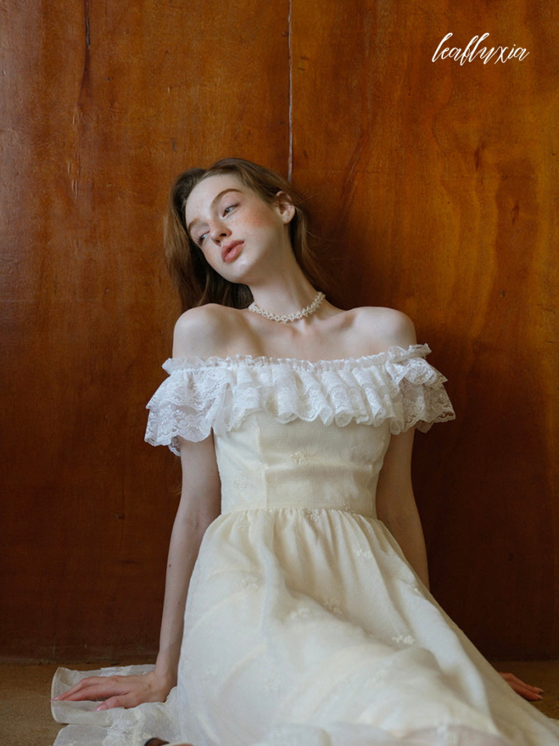 Vintage Lace Promenade Dress