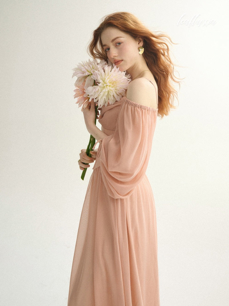 Soft Coral Grace Dress