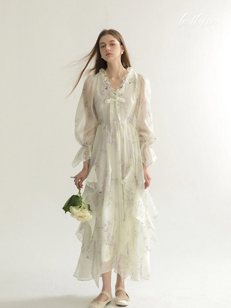 Lavender Haze Petal Dress