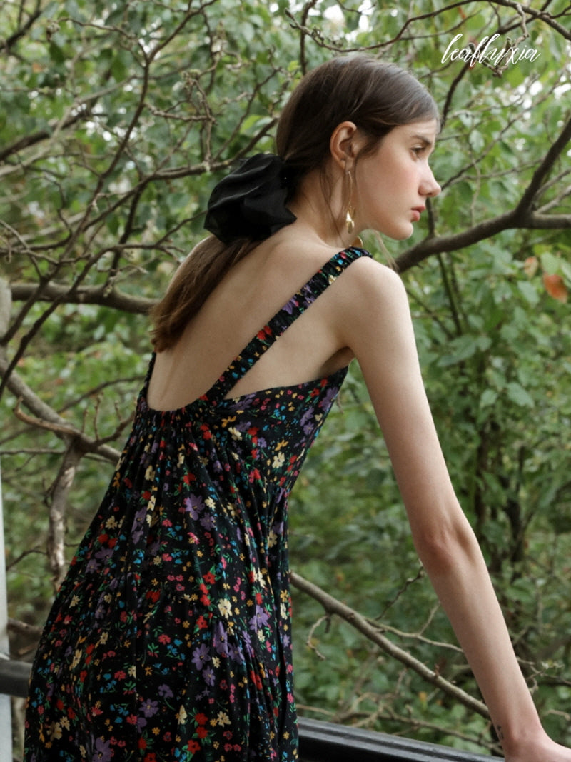 Ethereal Floral Lounge Dress