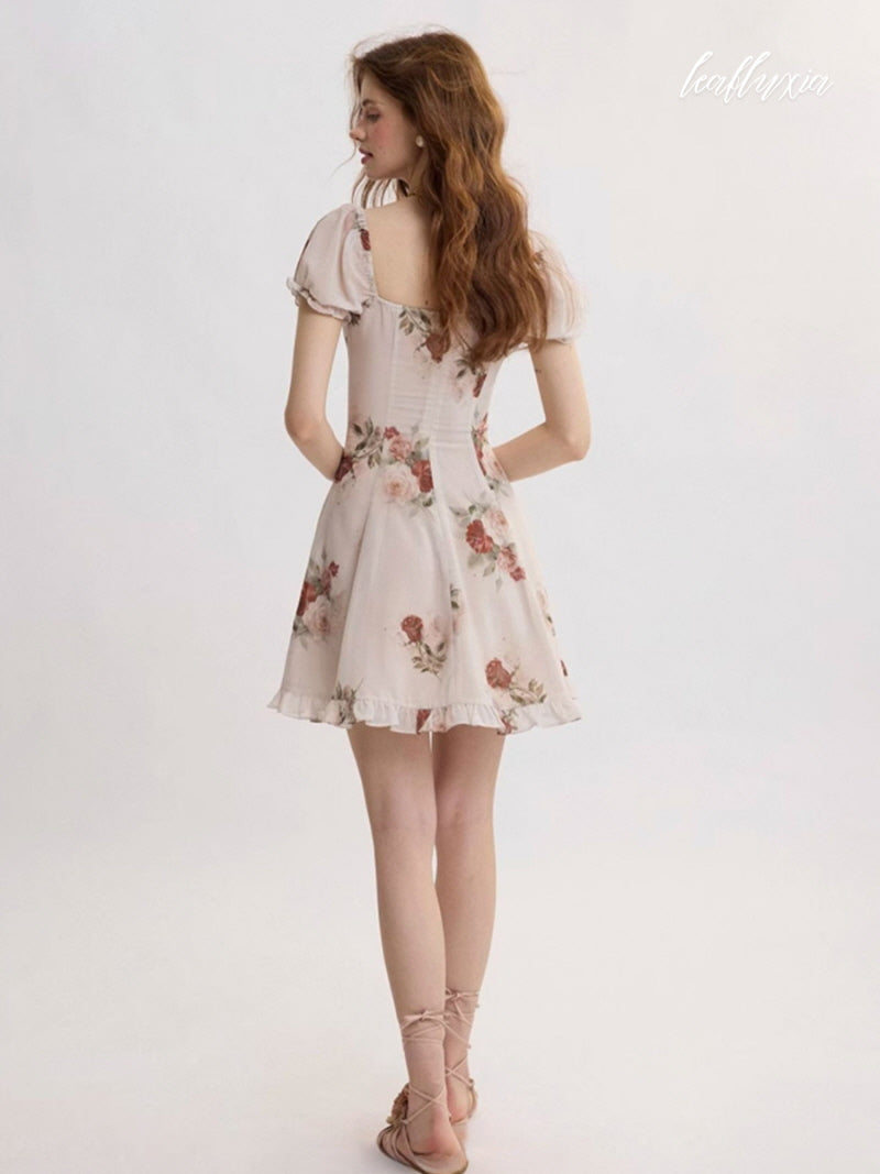 Petal Serenade Mini Dress