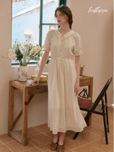 Vanilla Cream Lace Dress