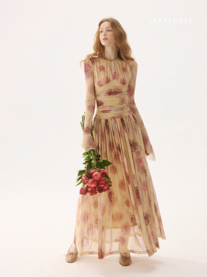 Golden Rose Reverie Dress