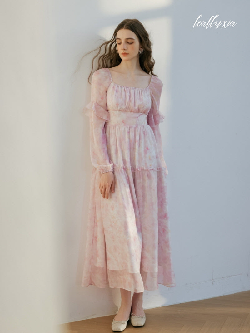 Blushing Petal Harmony Dress