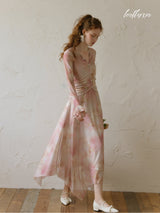Pastel Elegance Floral Dress