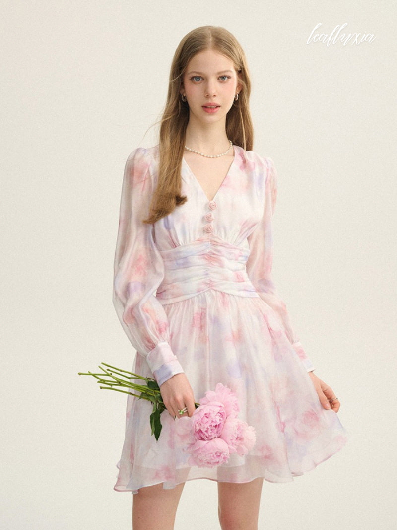 Blush Petal Mini Dress