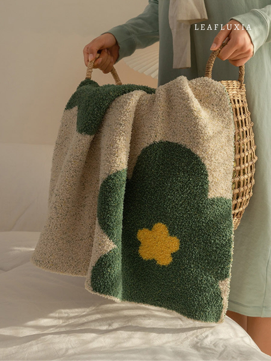 Meadow Bloom Knit Blanket