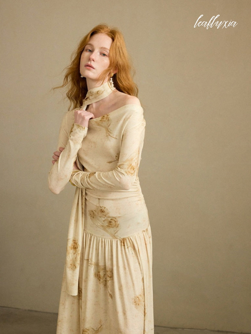 Ivory Dusk Bloom Dress