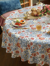 Rosewood Meadow Round Tablecloth
