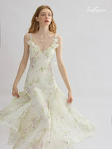 Whispering Mint Blossom Dress