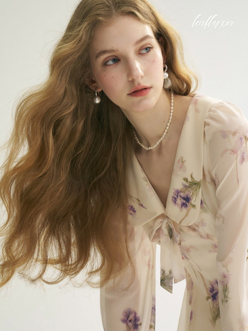 Violet Whisper Garden Dress