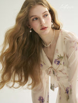 Violet Whisper Garden Dress