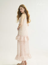 Blush Petal Halter Dress