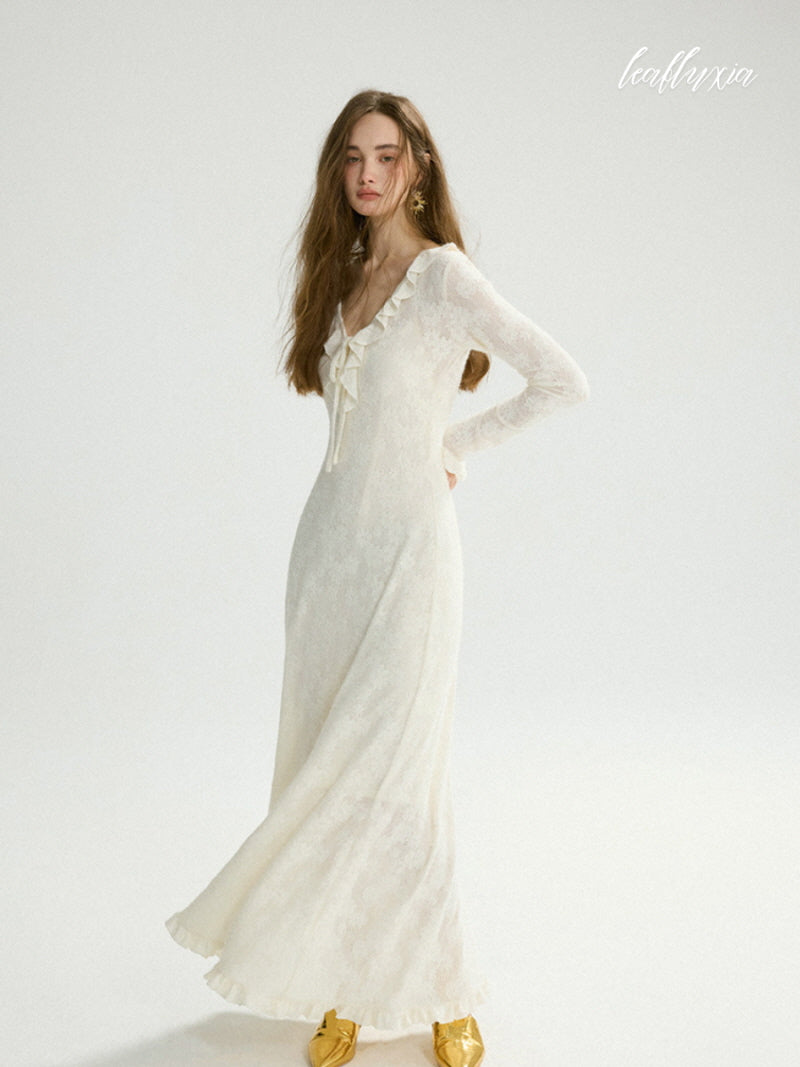 Ivory Lace Reverie Dress