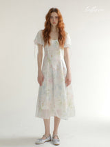 Ivory Petal Garden Dress