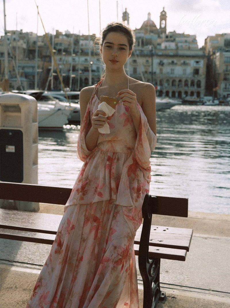 Rosé Marina Whisper Dress