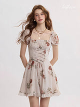 Petal Serenade Mini Dress