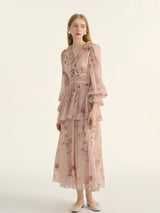 Rosy Whispers Dress