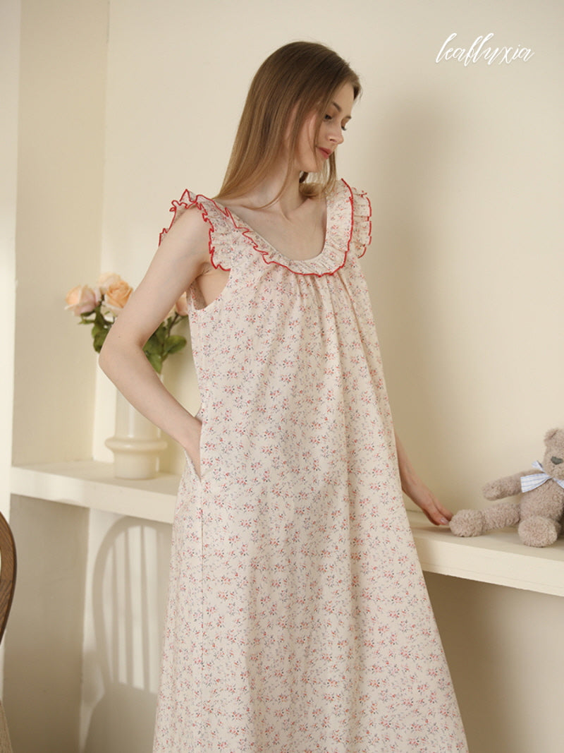 Soft Garden Home Dress