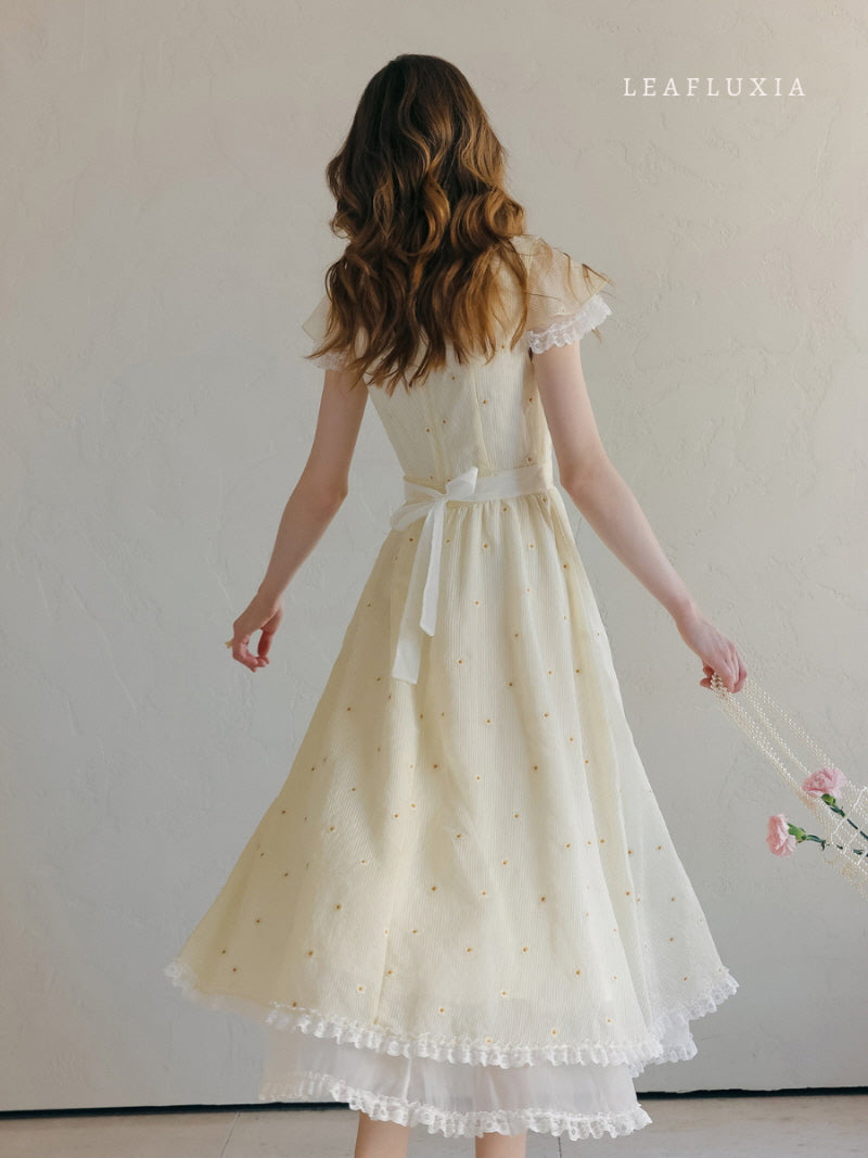 Petal Lace Reverie Dress