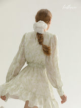 Soft Olive Meadow Dress