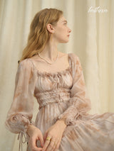 Whispering Breeze Chiffon Dress