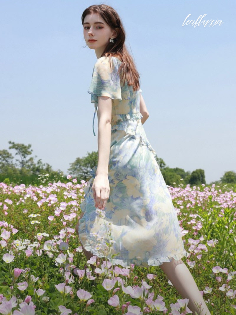 Morning Mist Petal Dress