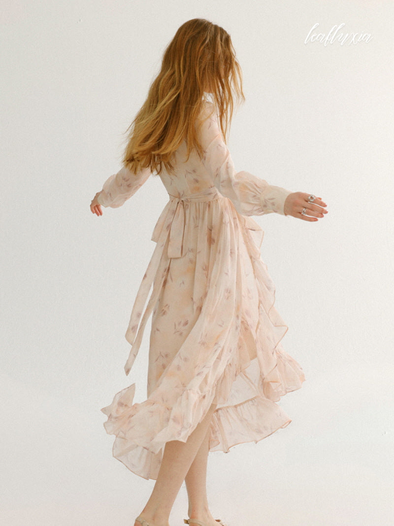 Rosewater Ruffle Dress