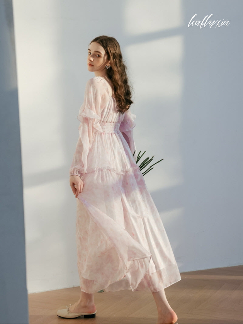 Blushing Petal Harmony Dress