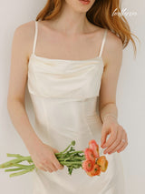 Ivory Blossom Slip Dress