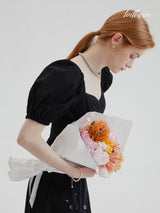 Black Swan Slit Dress