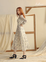 Lavender White Elegance Dress