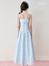 Icy Petal Camisole Dress