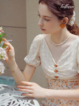 Spring Melody Puff Dress