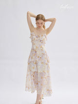 Aurora Bloom Ruffle Dress