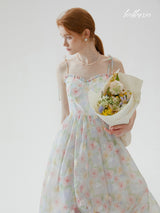 Misty Blossom High-Low Dress
