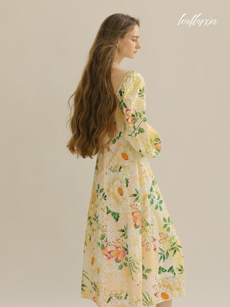 Citrus Grove Blossom Dress