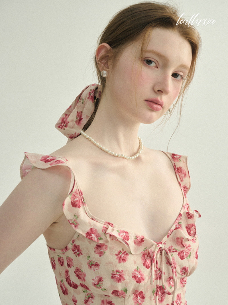 Rose Whisper Lounge Dress