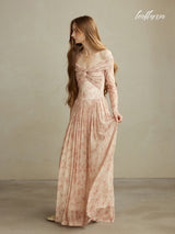 Ethereal Rose Dusk Dress