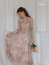 Pastel Elegance Floral Dress