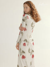 Rose & Beauty Midi Dress
