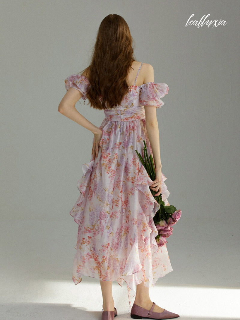 Soft Spring Floral Maxi Dress