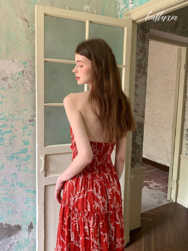 Red Bloom Sonata Dress