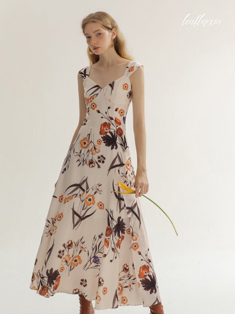 Ethnic Floral Long Dress