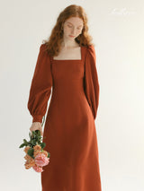 Terracotta Elegance Dress
