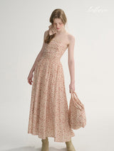 Wild Rose Smocked Maxi Dress