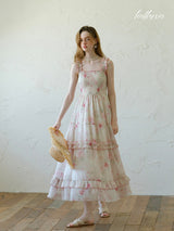 Petal Whisper Maxi Dress
